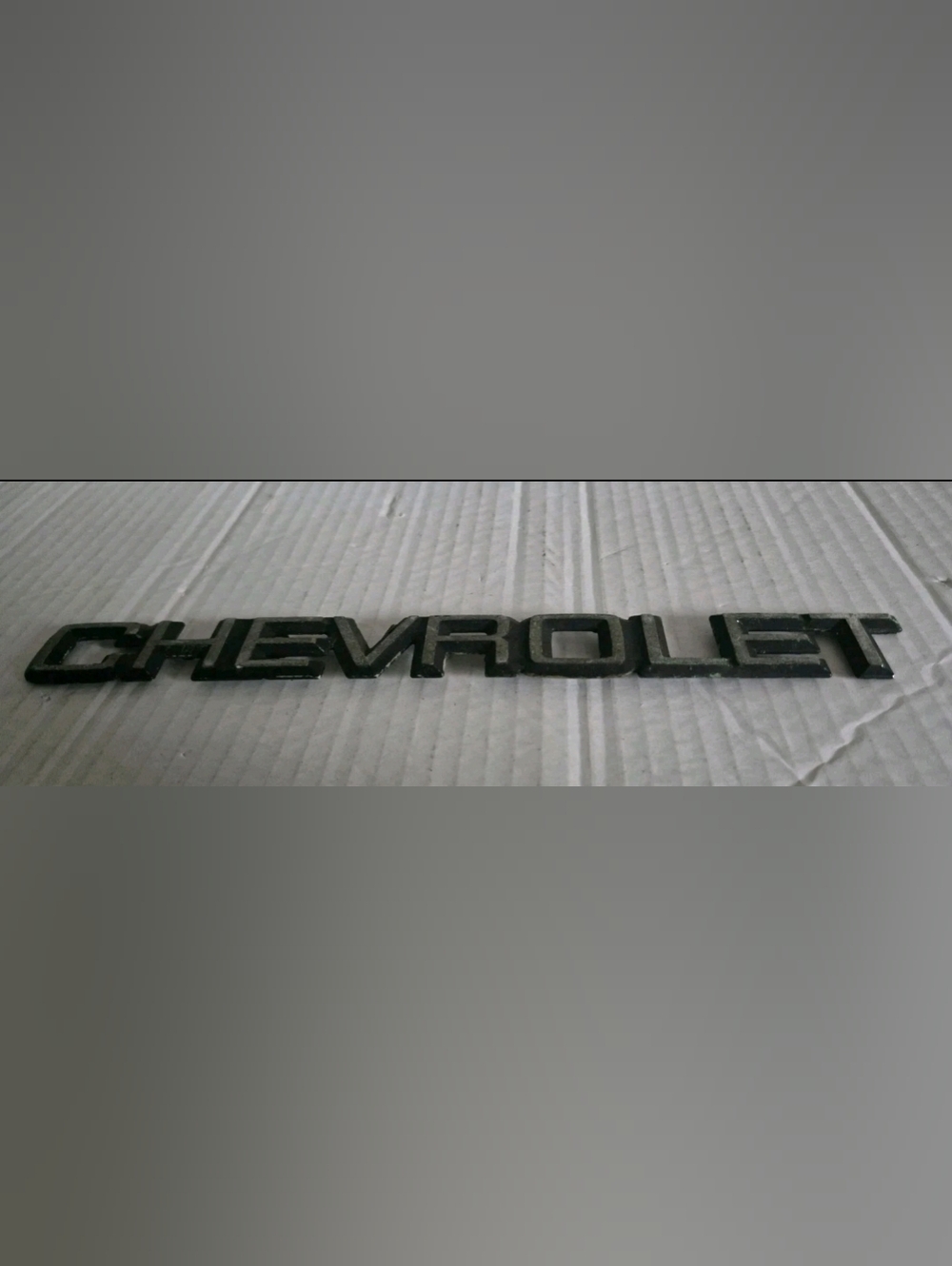Black Raised Lettering Emblem - Picture 3 of 11